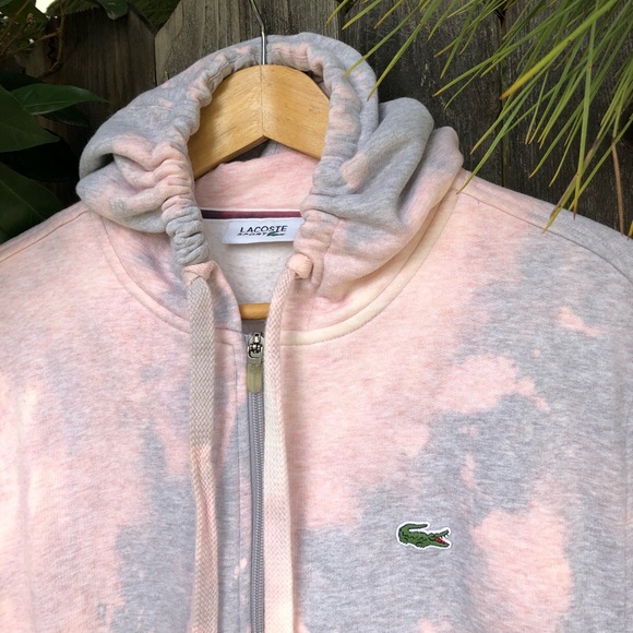🐊🐊 Lacoste bleach spill hoodie - Picture 2 of 8